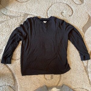 Marine layer double knit Henley